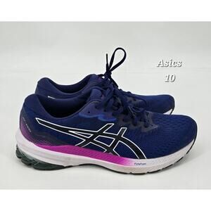 ASICS GT-1000 10 Women’s Size 10 | Navy & Purple Running Shoes | Winter Palette
